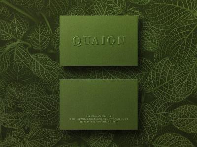 Business card #1 botanical brand branding busines card card corporate branding design green identitiy illustration mock up mockup template