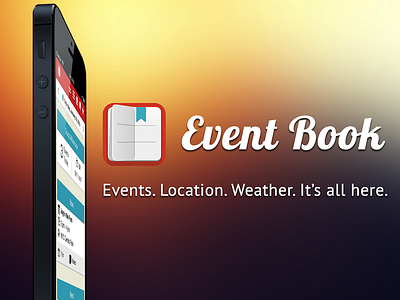 Event Book Poster #3 book design event ios iphone mobile
