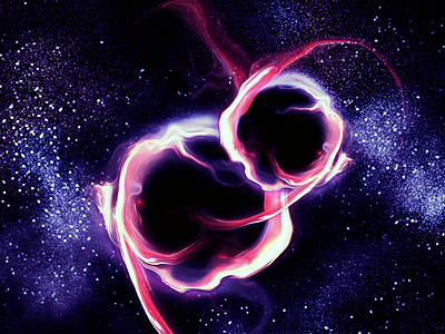 [Space] Twin Blackholes abhi black blackhole hole photoshop space star twin