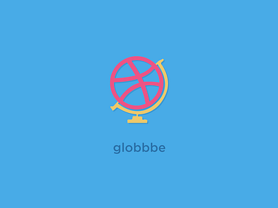 Globbbe globbbe globe logo rebound world