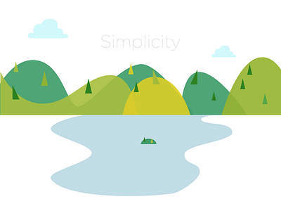 Simplicity adobe illustrator nature simple
