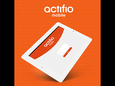 Actifio Mobile iPad Design #1 actifio design ipad iphone marketing poster