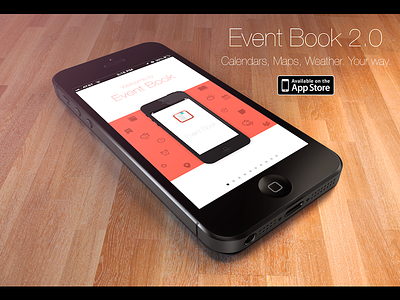 Event Book - Welcome To Event Book calendar event book ios iphone maps techcrunch weather