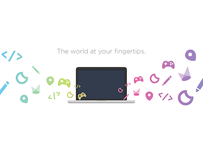 The World At Your Fingertips build code computer design game hack tech technology world