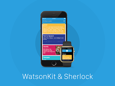 WatsonKit + Sherlock apple watch code ios ipad iphone material design node.js sherlock watson