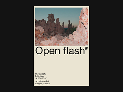 Open flash — Poster