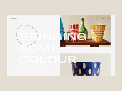 Gardening — 02 design ecommerce interface typography ui web website