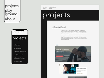 Jose sentis — 03 design mobile portfolio typography ui web website