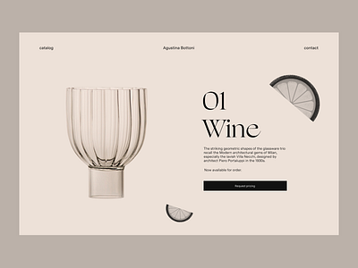 Calici Milanesi — 02 catalog design ecommerce illustration interface photography typography ui web website