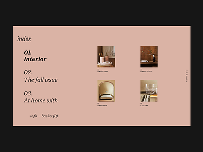 Housee 03 design ecommerce index interface menu minimal typography ui web website
