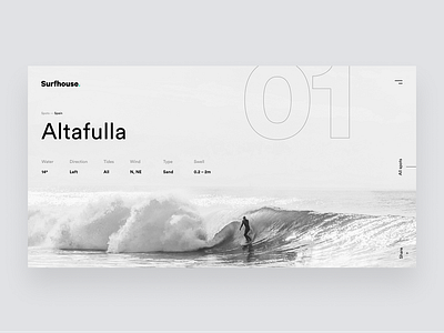 Surftracker — 04 design interface typography ui web website
