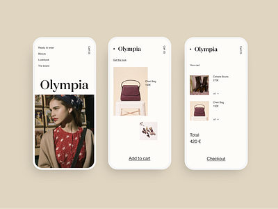 Olympia — Web Mobile