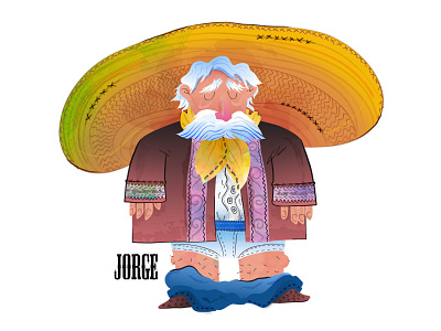 Jorge - Porta Potty Character #1 character character concept character design character illustration character illustrations characterdesign mariachi pooping