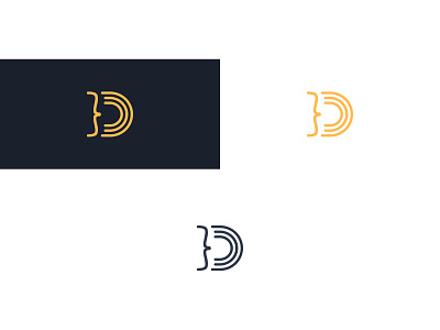 Personal Logo - Letter "D" branding developer icon logo logotype minimal typography vector