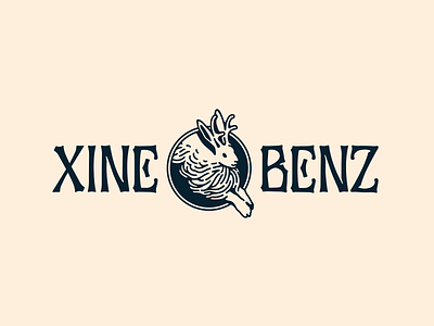 Xine Benz Photography — Jackalope Logomark branding design icon iconography illustration illustrator logo logomark logotype photography typography vector
