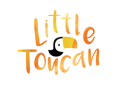 Little Toucan bird logo toucan