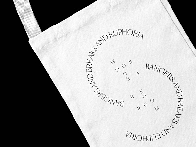 Red Room Branding behance branding design festival graphic design identity design print totebag typographic typography