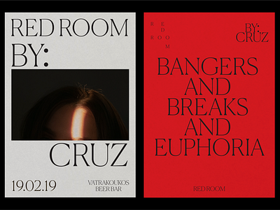 Red Room Branding Posters aesthetic agency branding behance branding clean design digital digitaldesign festival graphic design identity illustrator layout minimal poster print publication type typographic typography