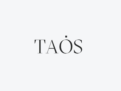 TAOS - Logo and Brand identity aesthetic behance brand identity branding design digital greece greek identity logo logo design logotype london sophisticated sophisticated logo type typographic typography united kingdom watches