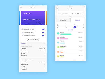 Mobile Banking - Morroco app bank app design mobile