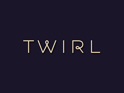 Twirl Rebrand brand logo simple twirl twist