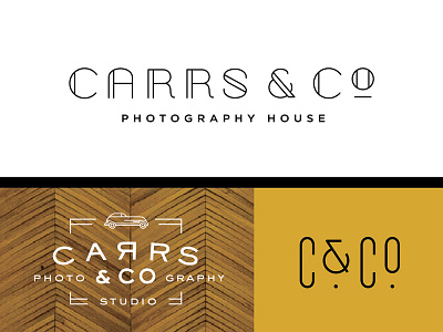 Carrs & Co Logo art deco logo photography