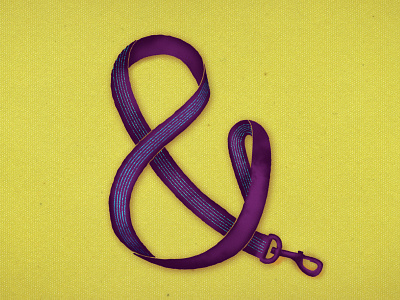 Leash Ampersand ampersand dogs dpgs leash texture