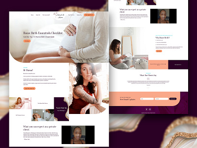 Home Birth Website creative design ui design uidesign web concept web design webdesign website website design