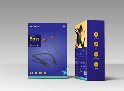 Wireless headphones box Design box design headphone package package design packagedesign packaging wireless