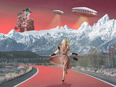 Journey collage collageart design digitalart digitalcollage digitalcollages illustration popart retro surreal surrealism