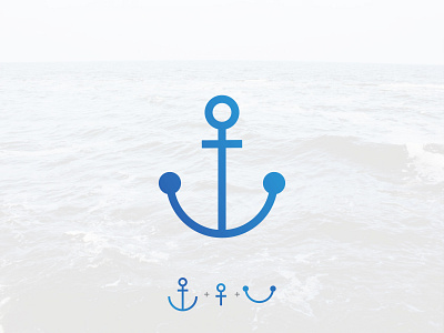 Anchoriness - Logo Design Concept branding design flat illustration logo minimal