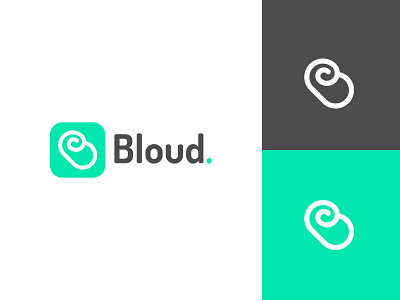 Bloud - Logo Design branding design illustration illustrator logo minimal