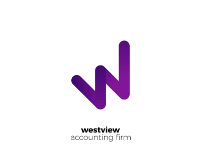 Westview - Accounting Firm branding design illustration illustrator logo minimal typography vector