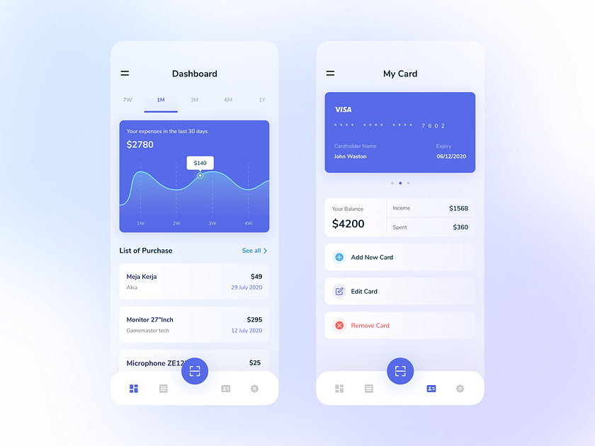 Mobile Exploration - Expense Manager by Hakim Haiman for Agensip UI UX ...