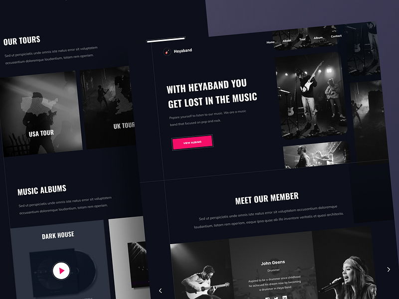 Heyaband Landing Page by Hakim Haiman for Agensip UI UX Agency on Dribbble