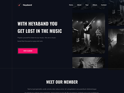 Heyaband Landing Page by Hakim Haiman for Agensip UI UX Agency on Dribbble