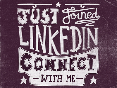 Linkedin hand drawn hand lettering lettering typography