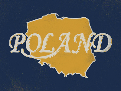 Poland graphic design hand lettering illustration lettering travel typography