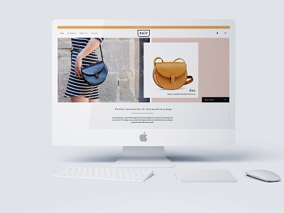 Ecommerce for a crafting leather goods brand