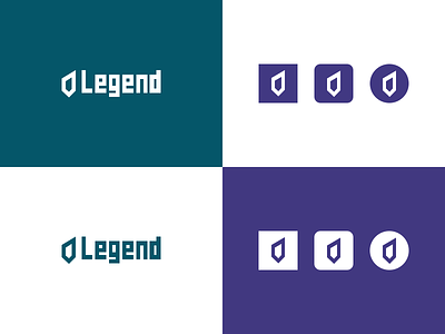 Legend brand branding identity legend logo logomark ui