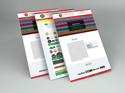 Trims Maker Bangladesh Website Design by Bashir Rased