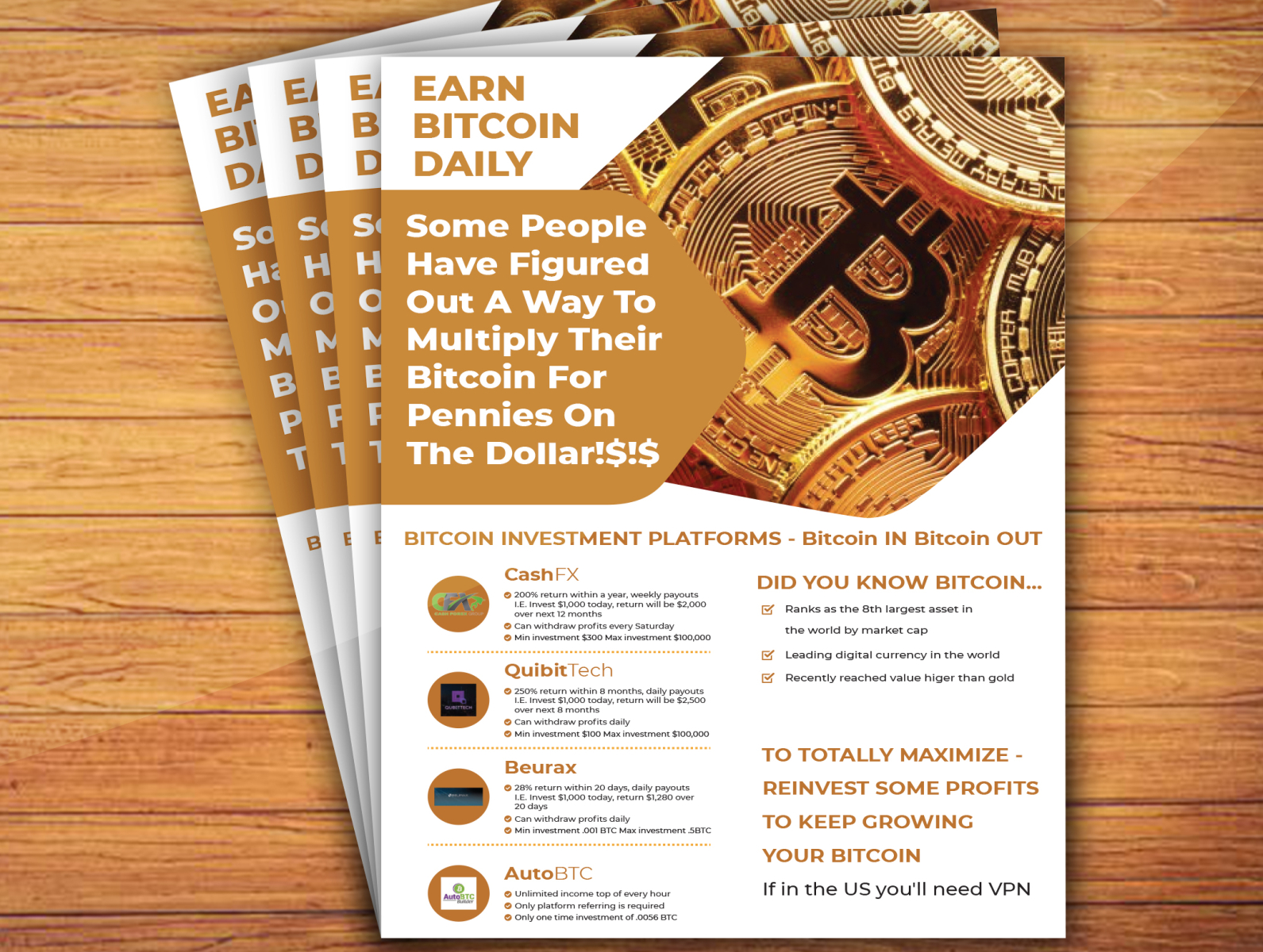 bitcoin flyers