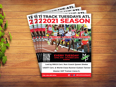 TRACK TUESDAYS ATL Flyer Design