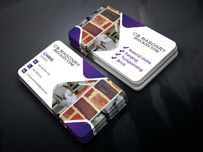 CB MASONRY Business Card Design