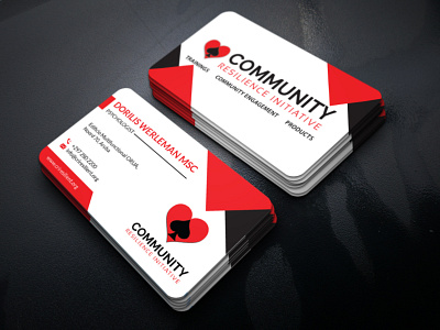 Community Resilience Initiative Business Card Design
