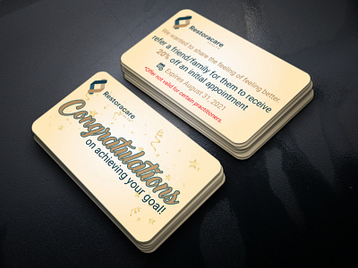 Restoracare Health Business Card Design