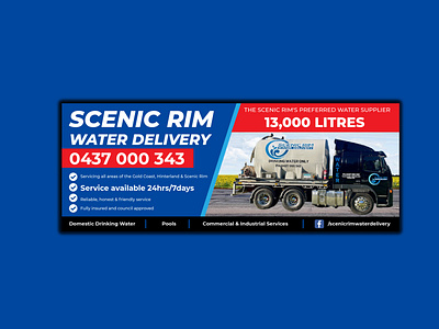 SCENIC RIM WATER DELIVERY Flyer Design