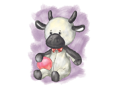 Cow illustration art