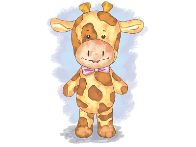 Giraf illustration art