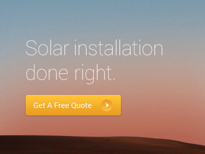 Solar installation done right. button client dimension gradient image installation solar sun thin website yellow